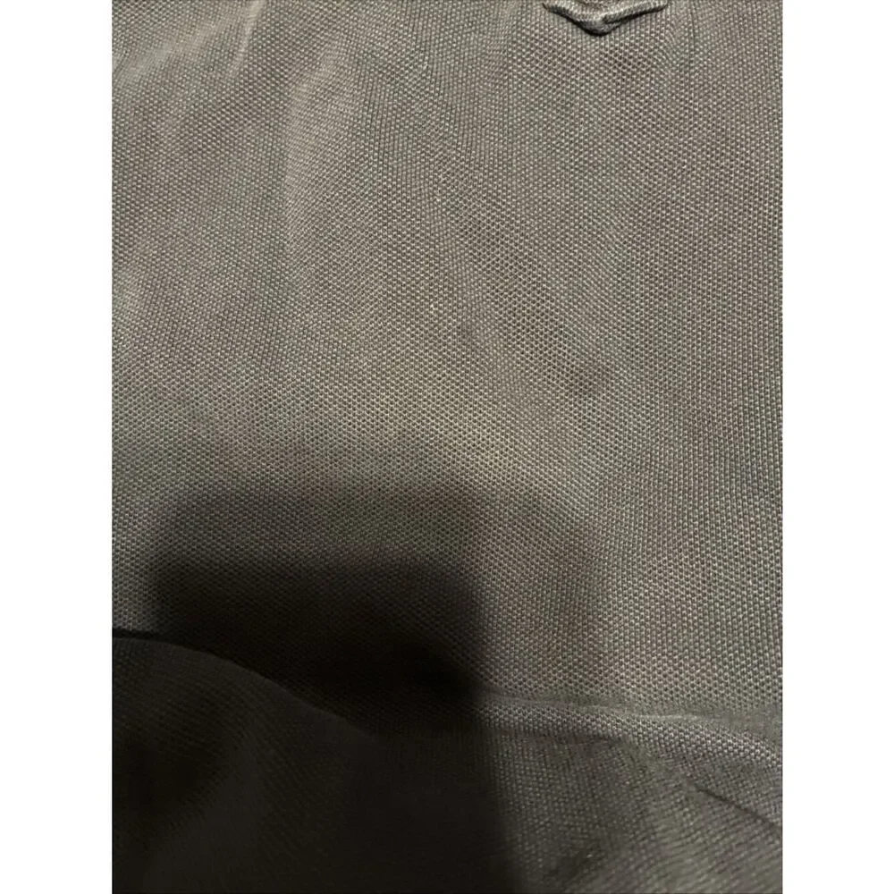 banana republic solid Dark Blue short sleeve polo shirt Performance Pique Xl